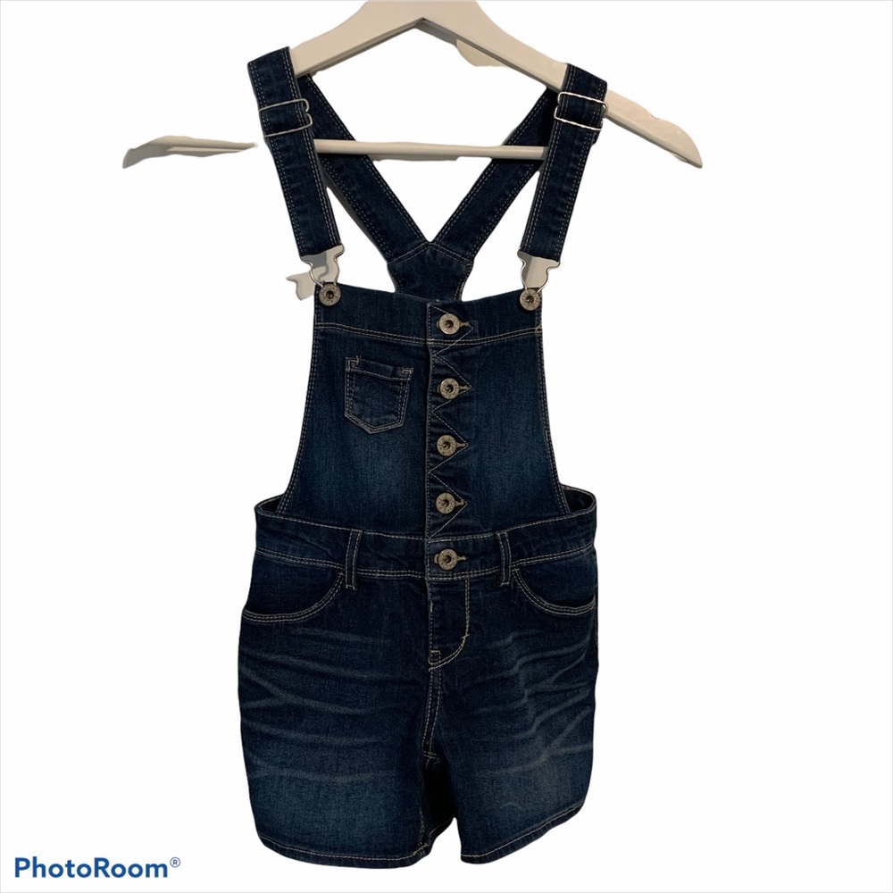Levi’s 8 short all overall denim whiskered buttons